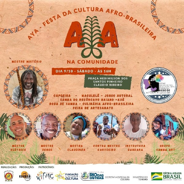 Fundação de Cultura apresenta a Festa da Cultura Afro-Brasileira